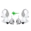KIKIN Nút nhựa PTT mạnh Giao diện hỗ trợ bằng nhựa cho khả năng tương thích vô tuyến hai chiều rộng trong giao tiếp nhóm