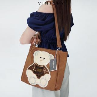 Túi xách nữ đeo vai VINICHY, tote dung tích lớn size 28cm HA850
