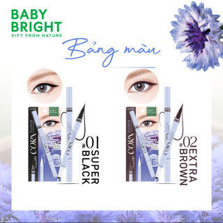 Bút Kẻ Mắt Và Tẩy Trang 2 Trong 1 Baby Bright Cornflower Eyeliner & Remover 0.5ml + 0.5ml
