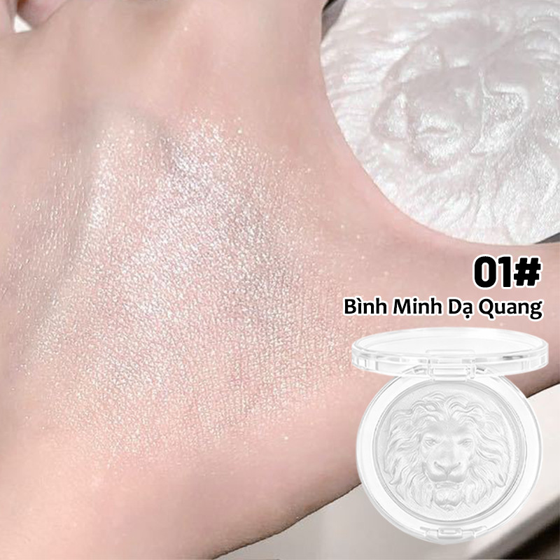 Phấn trang điểm độ bóng cao Highlighter phấn bắt sáng lấp lánh Đường viền mặt lâu trôi để sử