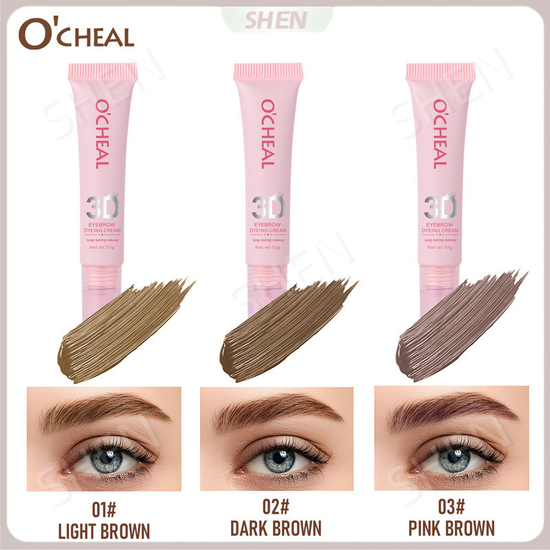 D.G Kem Nhuộm Lông Mày Ba Chiều 10g Chống Thấm Nước Lâu Dài Không Mờ Màu Tự Nhiên Rendering Novice Friend