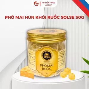 Phô mai hun khói ruốc vị mặn Solse 50g - phomai Nga phô mai phômai hunkhói phô mai dây hun khói phô mai