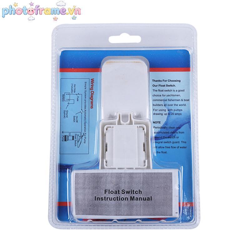 Khung ảnh 12V 1100GPH Máy bơm chân vịt tự động Thuyền bơm chìm Công tắc phao biển U7W6 VN