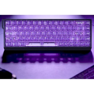 [Ship nhanh] Keycap PC trong suốt - 139 phím - Profile Cherry - Xuyên Led cực đỉnh - CooBeStore