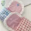 Mini Dễ Thương Ren Hoa Ví Đựng Tiền Xu Thời Trang Màu Hồng Xanh Kẻ Sọc Tai Nghe Bảo Vệ Bé Gái Túi Bảo Quản Nhỏ Di Động