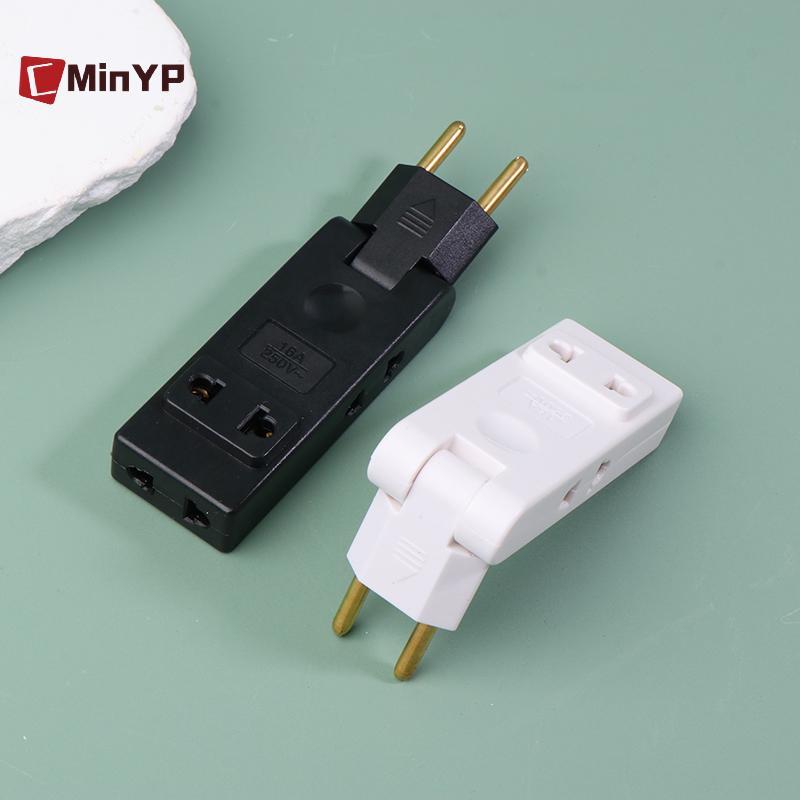CMinYP 4 Trong 1 Bộ Chuyển Đổi Nguồn Điện Di Động Ổ Cắm Tường Nối Dài EU Cắm Soet 180 Độ Cắm Adapter Canada Mexico Du Lịch Aadapter Glory