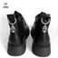 Giày Boot Martin Punk Skull Decorative Chain - Phù Hợp Xu Hướng Y2K và Dự Tiệc