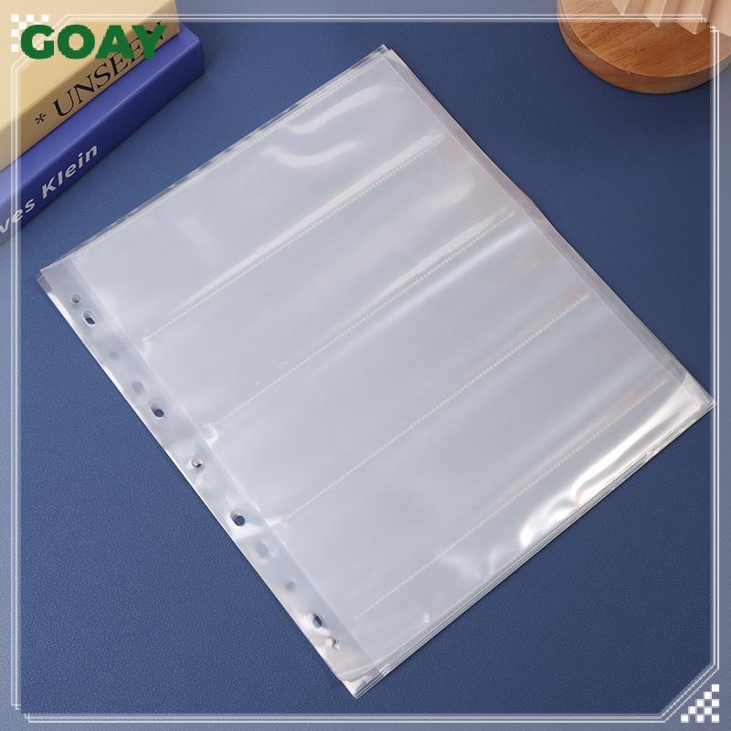 GOAY 10 CÁI 135 / 120 Trang lưu trữ phim âm tính Túi không axit Phim màu trắng Bla & Trắng Trang bảo quản trượt Túi phim không axit VN