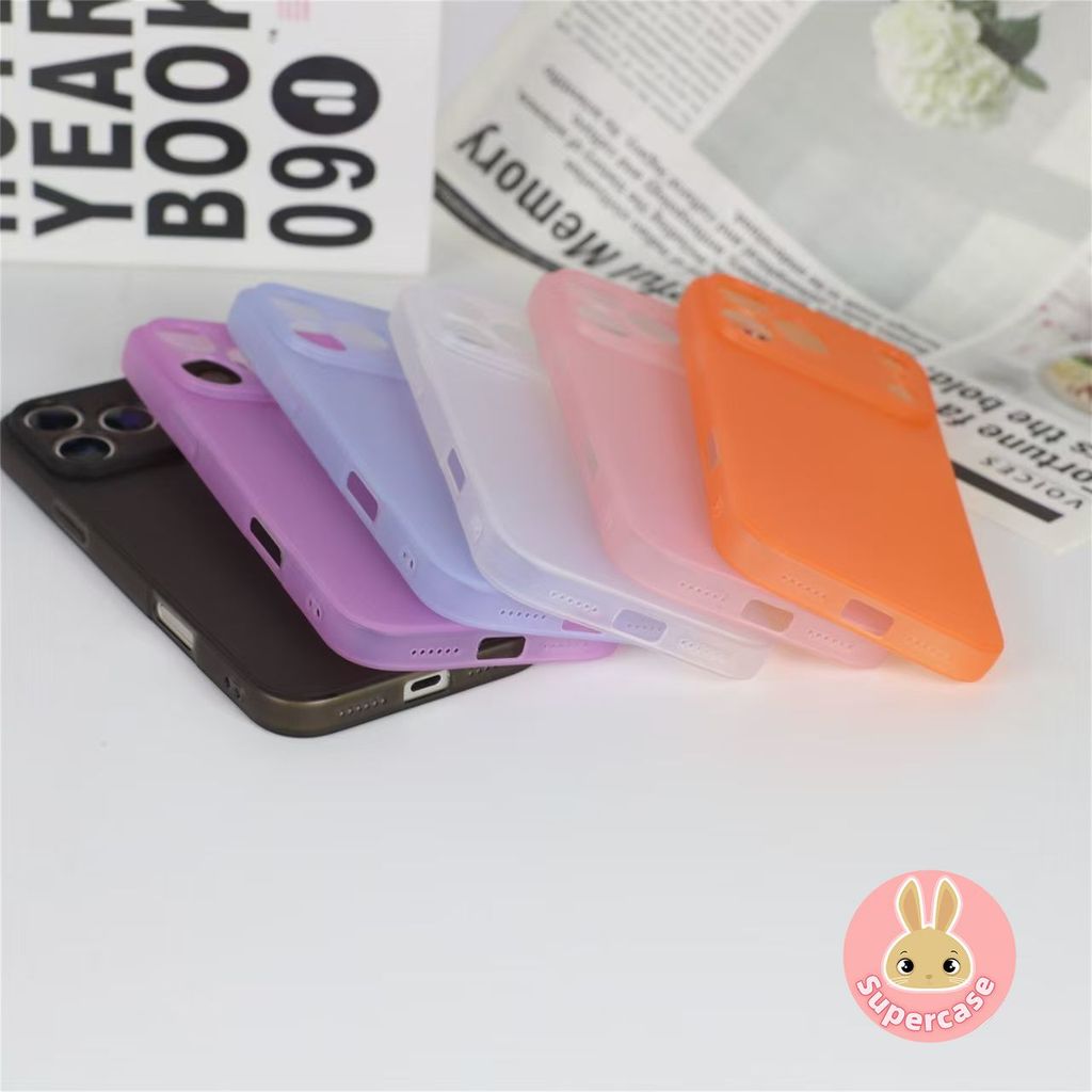Ốp Điện Thoại Trong Suốt Mờ Sang Trọng Cho Vivo iQOO Neo 10R Z10 Lite Z10R Z10X Z9 Turbo Plus Z9S Z7 Z7i Z6 Z5X U5X U5E 5G 4G Vỏ Mềm Màu Kẹo Cặp Đôi Đơn Giản Dễ Thương