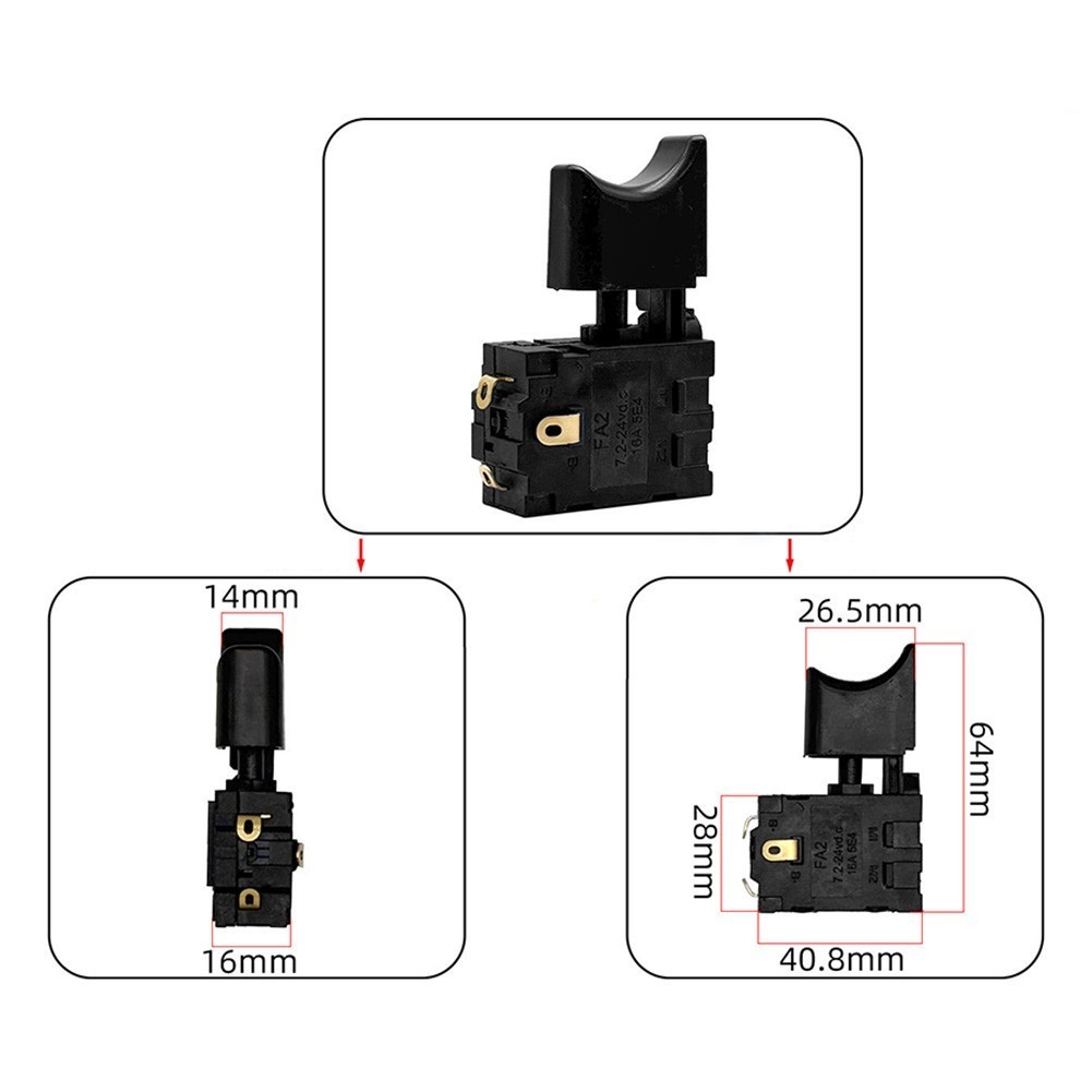 【COD】Công tắc máy thổi 16A 5E4 dòng điện lớn, điều khiển tốc độ mượt mà, lý tưởng cho máy thổi công nghiệp và gia đình.