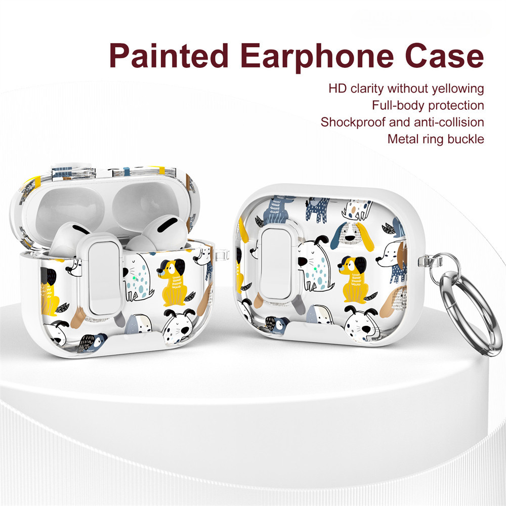 Hộp đựng tai nghe Airpod vẽ màu cho Airpods Pro3 4 Anc Pro 3 2