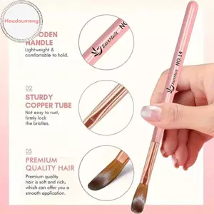Bộ bàn chải móng tay Acrylic Hodou 3 chiếc #8/ 10 / 14 Chuyên Nghiệp Acrylic Bột Nối Dài Móng Tay Bàn Chải Móng Tay Nghệ Thuật 3D Khắc Làm Móng Tay Salon Dụng Cụ VN