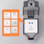 IP66 Hộp chống nước gắn trên bề mặt ngoài trời Trạm sạc đỗ xe ngoài trời Loại 86 Ổ cắm công tắc tường Hộp chống nước