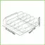 Giá đỡ sườn 4 khe lớn đứng bằng thép không gỉ nướng đứng Phụ kiện BBQ Giá đỡ sườn rang cho gia đình Dã ngoại gelhvn