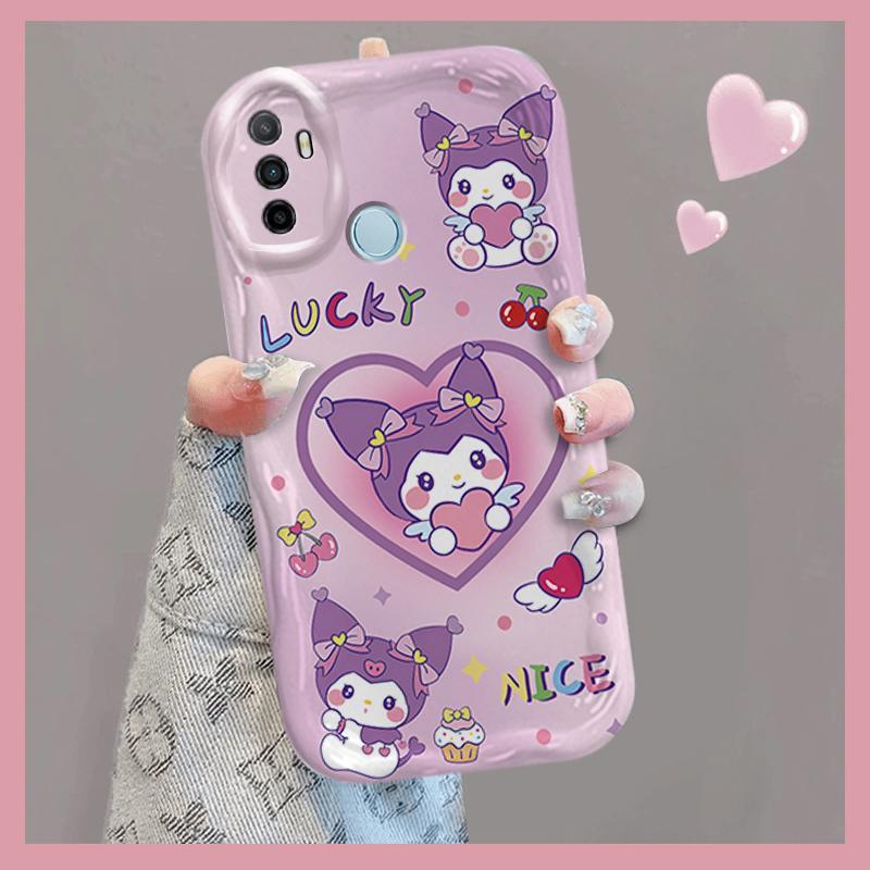 Vỏ Silicon Hoạt Hình Cho OPPO A53 A33 2020 A32 Điện Thoại Thông Minh 3D TPU Mềm Sanrio Kuromi Cặp Đôi My Melody Vỏ Điện Thoại Chống Sốc