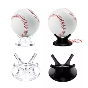 Giá trưng bày bóng chày DARON, Màn hình đế bóng rổ chống nước, Phụ kiện bóng chày Acrylic Ổn định Giá đỡ bóng Golf trong suốt để ghi nhớ