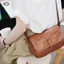 Túi Bao Phong Cách Túi Nữ 66789 / Da Bò Lớp Đầu Tiên / 22 * 17 * 17cm / Túi Nữ Retro Phong Cách Mới / Túi Thời Trang / Túi Đeo Vai Da / Túi Messenger / Dung Tích Lớn Phù Hợp / Túi Vuông Nhỏ 9264-D