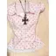 Áo sơ mi ngắn tay màu hồng chấm bi phong cách vintage, form slim-fit, phù hợp mùa hè 2026
