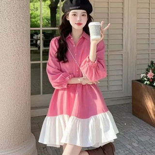 Mục vụ áo váy màu hồng sang trọng với thiết kế ánh sáng mới, phù hợp mùa xuân