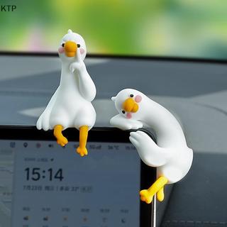 [Ktp] Dễ Thương 3D vịt bức tượng nhỏ nhựa vịt trang trí trang trí cho bàn