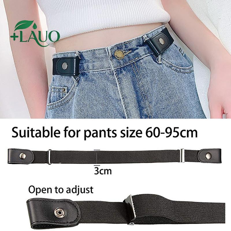 Thắt lưng thun co giãn dành cho cả nam và nữ, không gây gồ ghề khi mang với quần jeans
