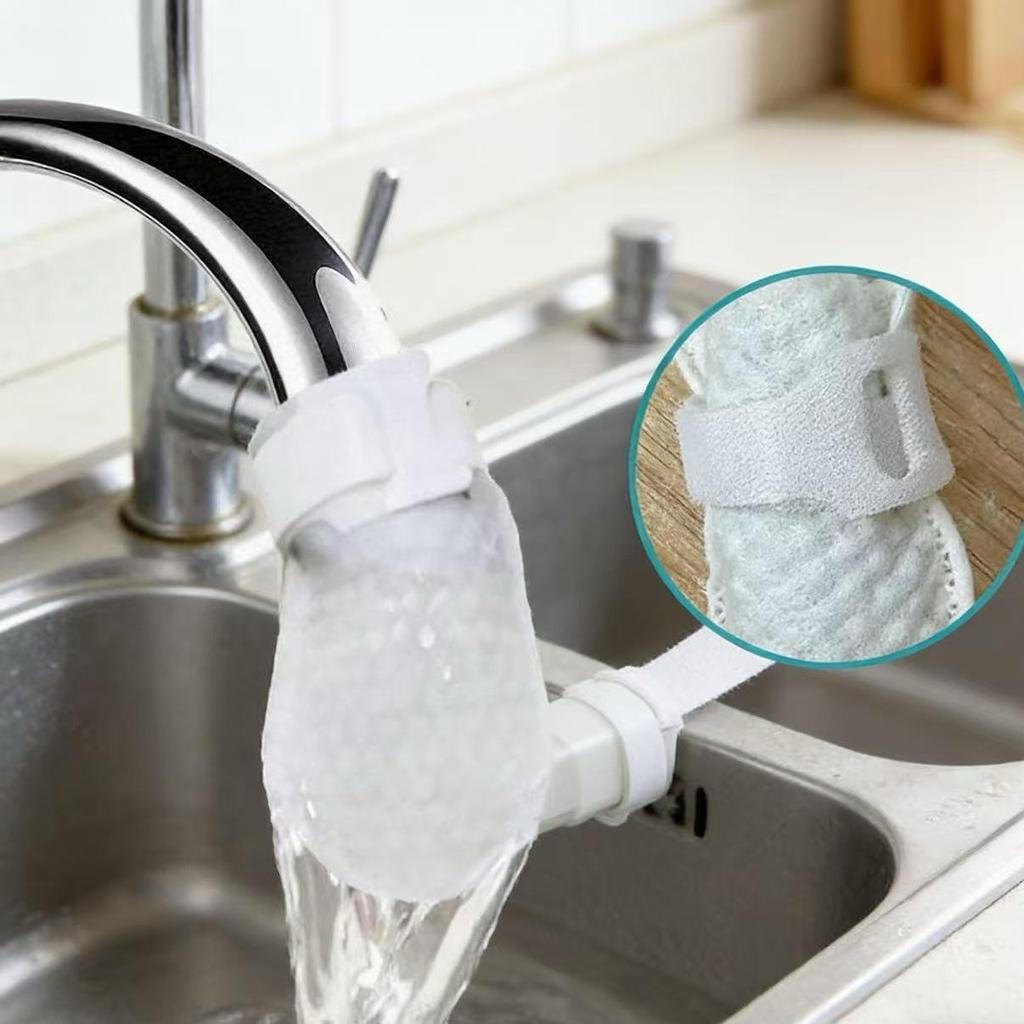 30 Chiếc Vòi Nước Di Động Chống Bắn Tạp Chất Rỉ Sét Túi Lọc Có Dây Buộc- Nhà Bếp Dày Vòi Phòng Tắm Túi Lọc