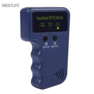 VBESTLIFE Angort Máy ghi chép cầm tay di động Máy sao chép cho thẻ ID RFID 125KHz với 5 thẻ