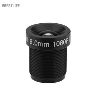 VBESTLIFE Serounder 6 mm 1080P 2MP 24HR IR Ống kính quan sát 58 FOV Camera IP đen lấy nét cố định (M12x0.5)