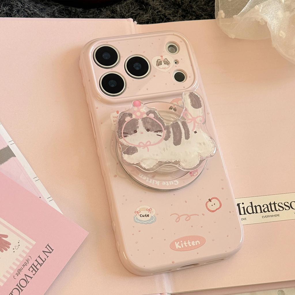 Ốp Điện Thoại Mèo Dễ Thương Cho IPhone 17 Pro Max 17 16 15 14 13 Ốp Điện Thoại Chống Rơi F6IM