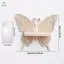 Kệ nổi bằng gỗ hình con bướm Kệ sắp xếp treo tường cho sách Trang trí phòng và lưu trữ nội thất