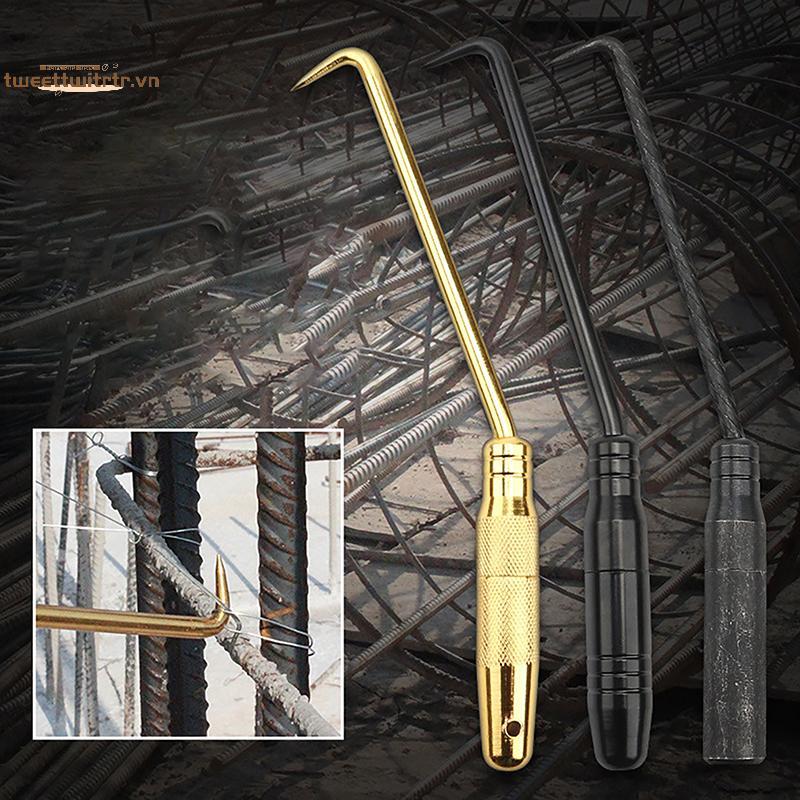 TRTR Tay cốt thép Dây buộc Twister Sợi cốt thép Dây buộc Twister Có móc Xoay linh hoạt Thanh thép Thanh cầm tay Dụng cụ cầm tay VN