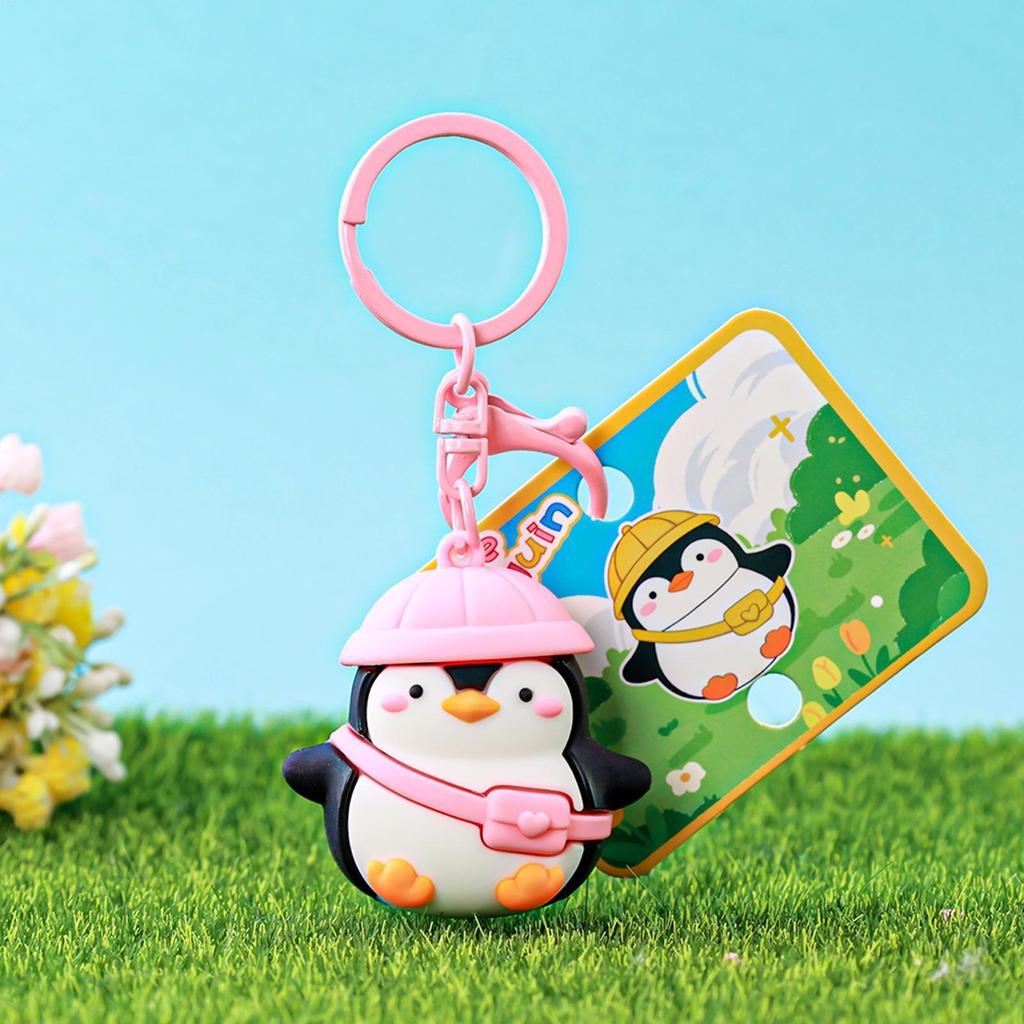 Cute Penguin Keychain Cute Penguin Backpack Keychain Men's Fashion for Birthday School Party Travel Offices junlavn