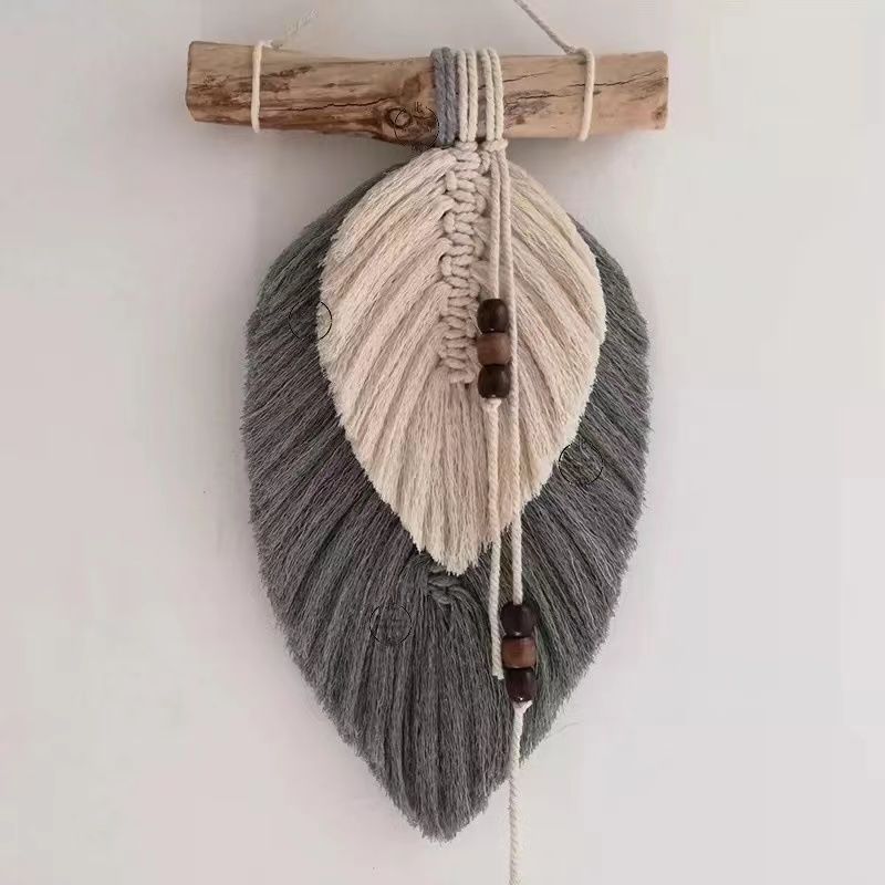 Bohemian Tay Dệt Nhiều Màu Sắc Lông Vũ Thảm Tua Rua B & B Trang Trí Tường Đồ Trang Trí 4.16