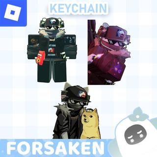 Ganci / Gnatungan Kunci Akrilik ROBLOX FORSAKEN MLG CHANCE SKIN - 1