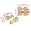 4 Bộ chuyển đổi trung tâm bánh xe lục giác dày 7mm mở rộng thay thế cho phụ kiện sửa chữa bánh xích RC 1 / 24 AXIAL SCX24