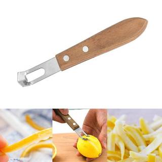[Ktp] thép không gỉ chanh Peeler gọt dao với gỗ xử lý, chống gỉ công cụ nhà bếp