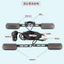 Xe Điện Xe Máy Bật Tín Hiệu 12v48v60v Chạy Nước Nhấp Nháy Đèn led Emma Yadi Phía Trước Phía Sau Bật Bộ Đèn