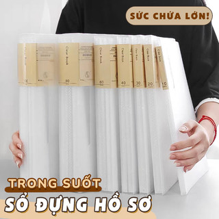 File Lá A4 Đựng Tài Liệu Trong Suốt – Thiết Kế Nhiều Ngăn Chuyên Dụng Cho Văn Phòng Quản Lý Hồ Sơ, Giấy Tờ