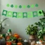 Treeling Shamrock Cờ Lanh Patrick Trang Trí Ngày Cỏ Ba Lá Họa Tiết Cờ Vòng Hoa