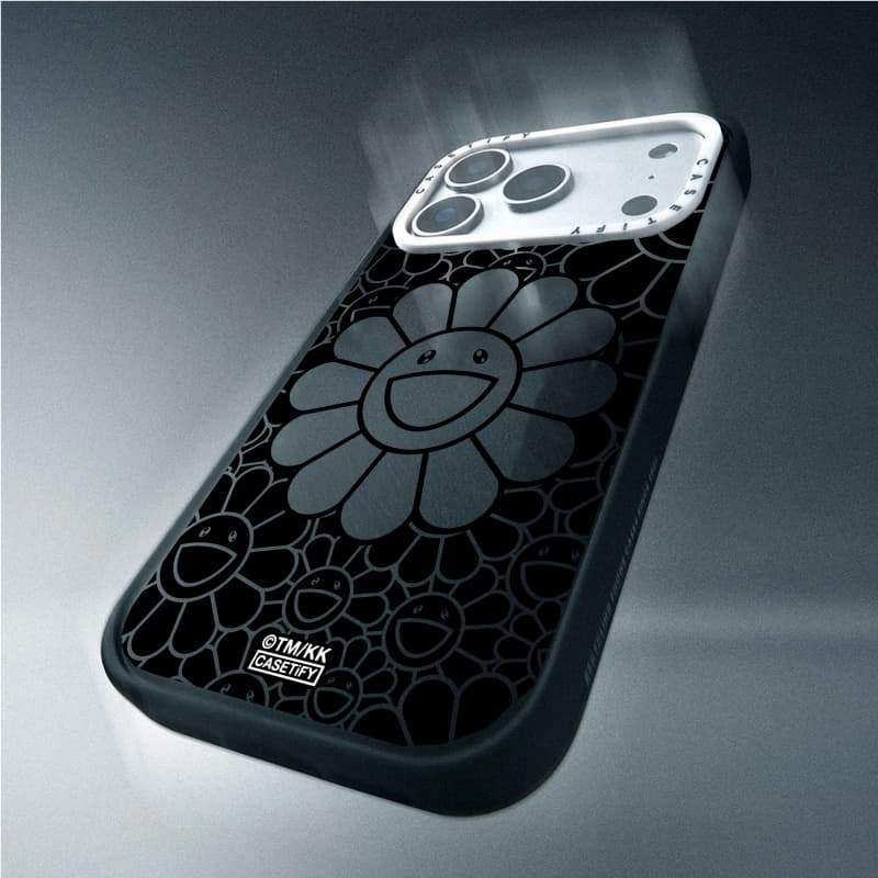 CASECASE X Hoa Đen Ốp Lưng Máy Ảnh Trắng Vòng Phiên Bản Mờ Đen Cứng Hút Từ Tính Tác Động Dành Cho Apple IPhone 13 14 15 16 17 Pro Max Air Plus Có Hộp