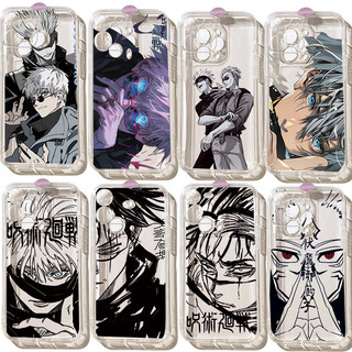 Ốp Điện Thoại Cho Infinix Hot 20 20S 20I 10S 10 Play 12 Pro Note 10 Pro Ốp Điện Thoại Anime Jujutsu Kaisen Gojo Satoru Nanami Choso Siêu Mỏng Trong Suốt TPU Silicon Trong Suốt