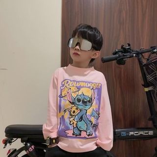 [DOU DOU KID] DT55 Áo Thun Dài Tay Chất Vải Hữu Cơ Mềm Mại 14-45kg