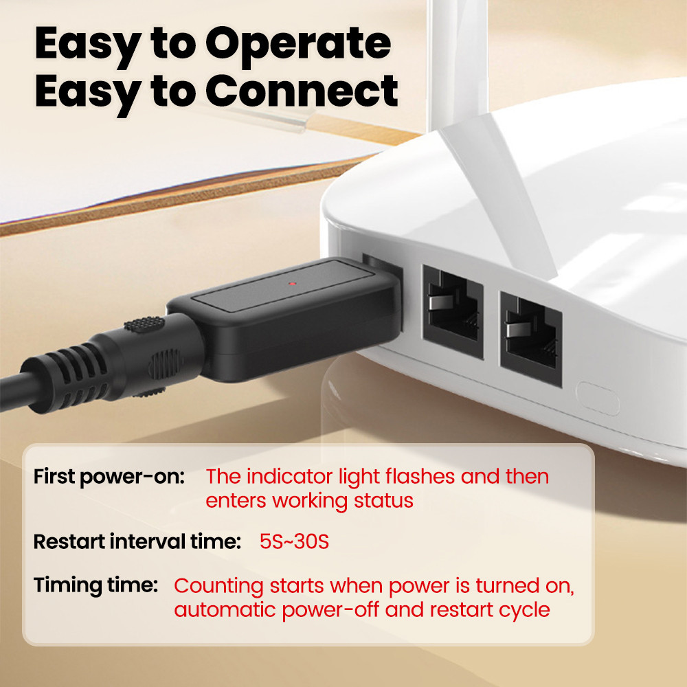 Công cụ khởi động lại router, Hẹn giờ / Tự động, Khởi động lại / Đặt lại, Công cụ tự động, Bộ điều khiển nguồn WiFi