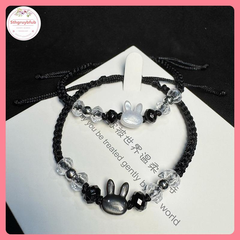 STHB 2 Chiếc Mặt Dây Chuyền Dễ Thương Tay Dệt Vòng Tay Thời Trang Đa Năng Nữ Kỳ Nghỉ Hàng Ngày Đeo Trang Sức Quà Tặng VN