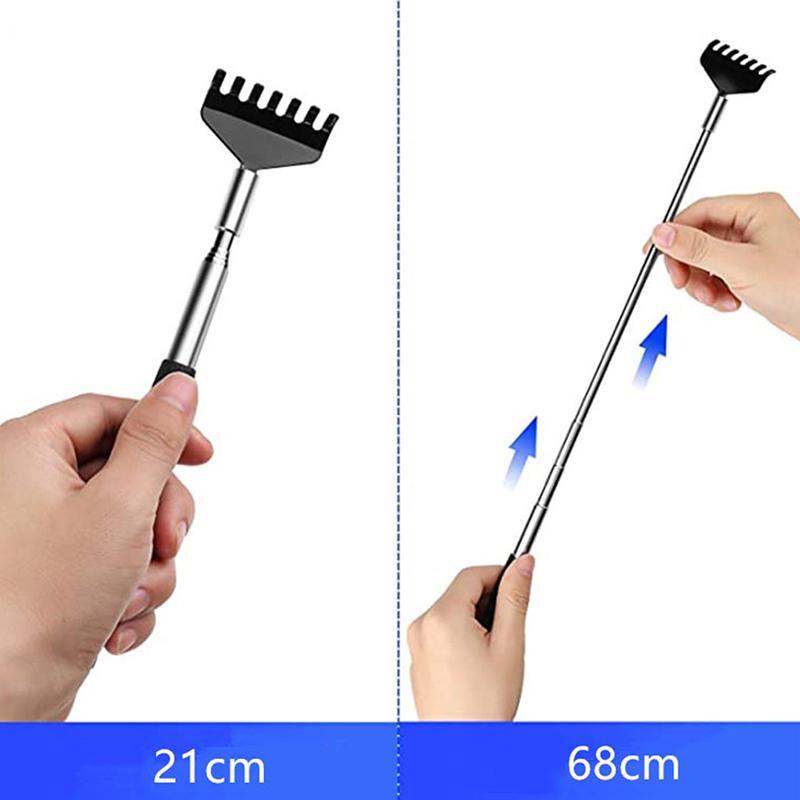 COD thép có thể thu vào ngứa cào scratcher Kính thiên văn massage công cụ trở lại scratcher