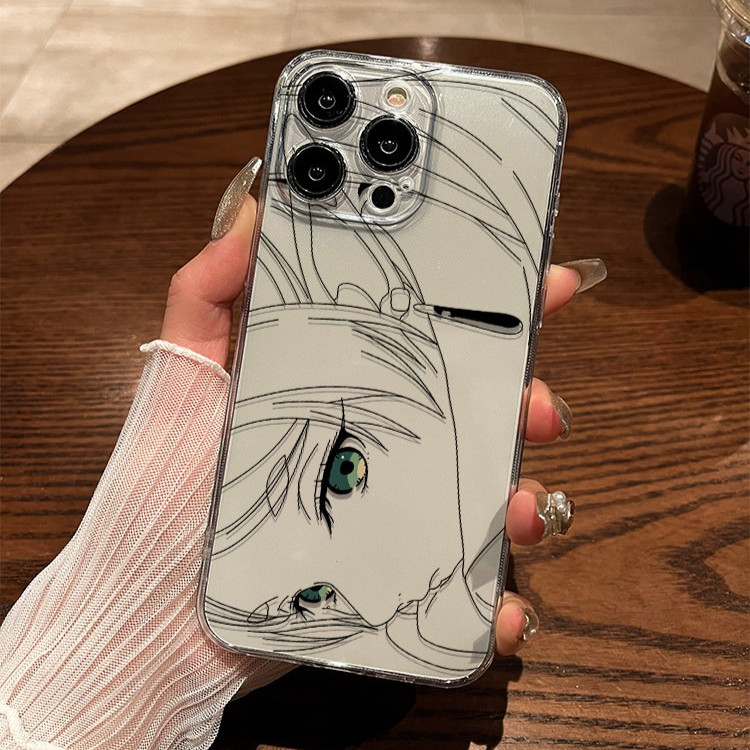 Ốp Điện Thoại Trong Suốt Mềm Anime Frieren Cho iPhone 17 ProMax 16 / 15 / 14 / 13 / 12 / 11 Bảo Vệ Camera Vỏ iPhone Chống Sốc