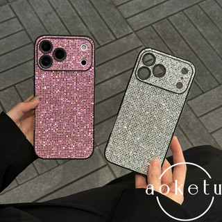 Thích hợp cho vỏ điện thoại Apple 17 Pro iPhone 16 Promax Flash Diamond 15 Light Luxury New Women 's 13 Minimalist Ins Style 14 All Ins Lens Phone Case
