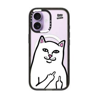 CASECASE X Lord Nermal Edge Đen Trong Suốt Cứng Từ Hút Tác Động Dành Cho Apple IPhone 12 13 14 15 16 17 Pro Max Air Plus Có Hộp