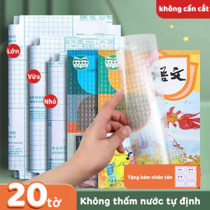 Decal Bọc Sách Vở​ Chống Nước và Chống Rách hiệu quả, với bề mặt Trong Suốt và keo Tự Dính chắc chắn, bảo vệ tối ưu