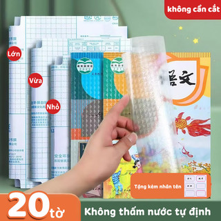 Decal Bọc Sách Vở​ Chống Nước và Chống Rách hiệu quả, với bề mặt Trong Suốt và keo Tự Dính chắc chắn, bảo vệ tối ưu